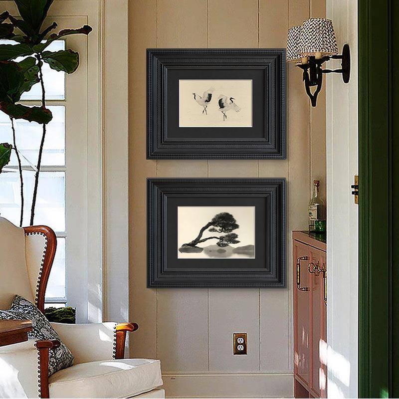 复山本C0-260昌南白摄影客厅装饰画法式古风景挂画玄关美黑式餐厅