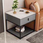 轻奢岩板边几几沙发FCQ边柜移客厅侧小边动茶简约方几角几卧室床p