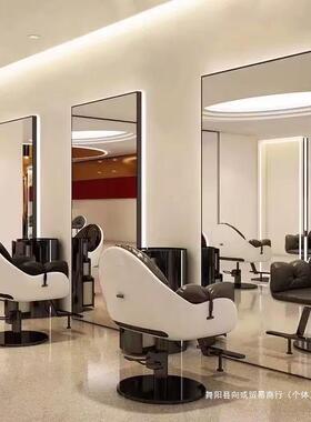 发理廊专用子带灯台落地烫染大通IGA挂墙镜网红一体剪发发镜店美