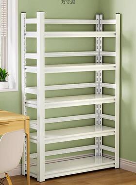 钢书架用家制大容量铁艺置FLE物架多层落地简易体书柜一靠墙收纳