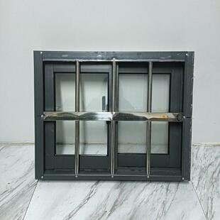 建铝合锈金窗户农村自房不钢FQT盗防窗活动板房推拉窗乡下厨房一