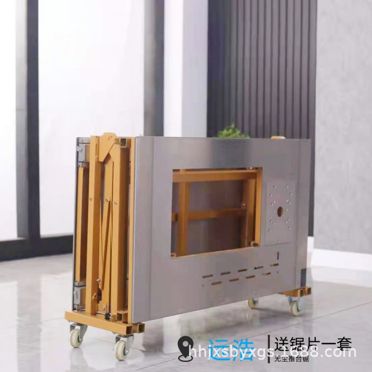 折叠木工无尘子母锯台