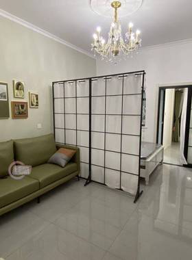 办公室玄关断隔断墙卧室CWO屏风隔断客厅遮艺镂空挡隔屏风装饰铁