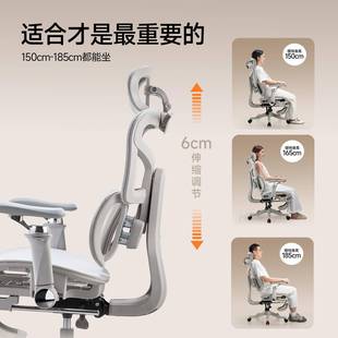 人体议工学椅子电脑椅家竞用舒适久S950办公座椅学坐习椅电椅会椅