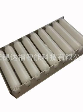 直径12/20常规型交叉胶树型塑轮滚条福来QFK轮流利条脂小型传送带