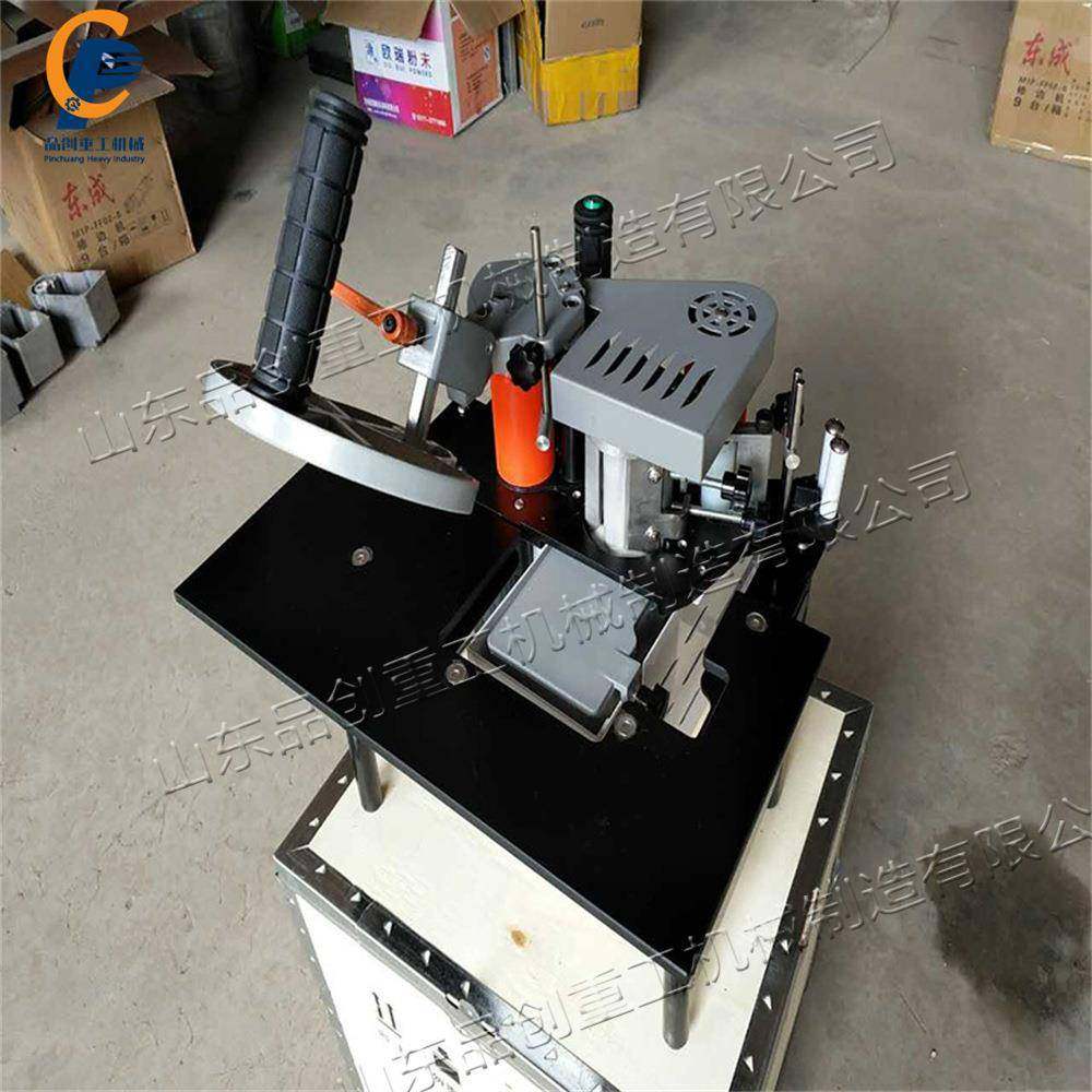 形动木工直线弧封边自机KLV小型木板边框包边电子调速手提封边机