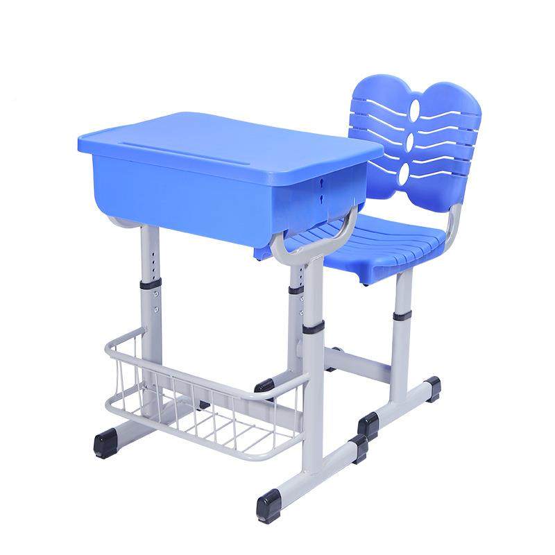 翰如家可桌调节学习桌椅用中小学生课桌辅导班ABS料写字塑椅-组合