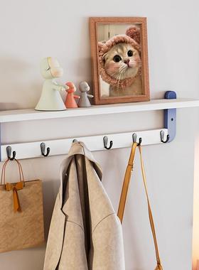 楠竹钩厅壁挂挂钩卧室墙壁客创意衣帽钩关简约WH220226隔板玄墙上