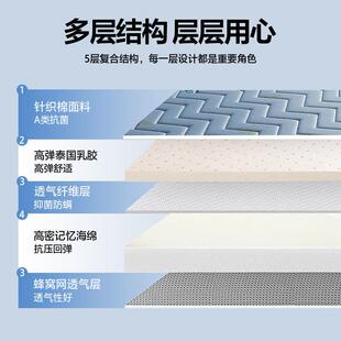 乳胶绵ZZO床垫软垫加海厚家用卧榻室榻米垫褥子学生舍宿单人铺底