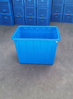 塑料水箱加厚服装厂周转筐产大号可带轮周转殖箱2DMU00L水养箱