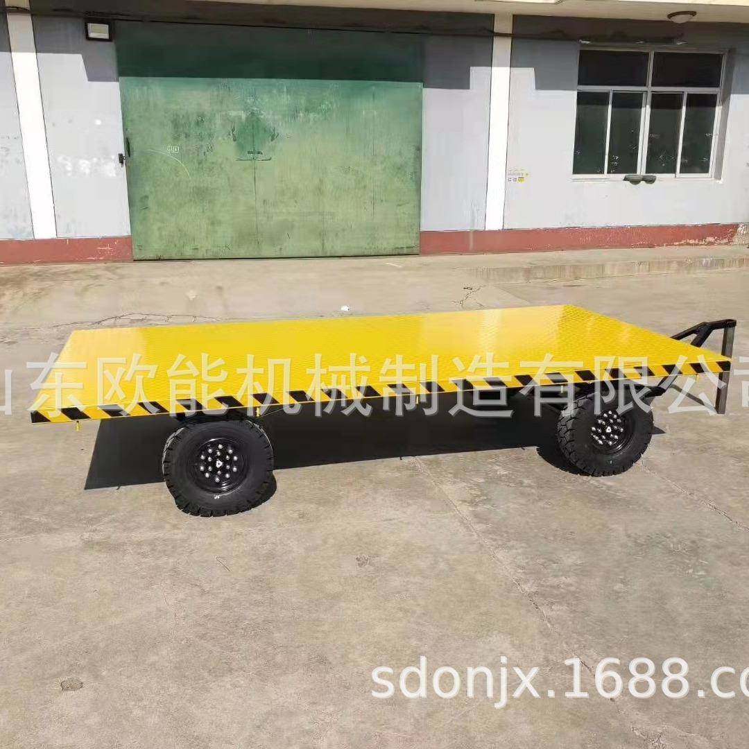 平板运输拖车牵78引板拖车重型工平具车引动牵车按电需制作
