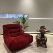 小型户可坐可人躺单人WET小沙发一位榻榻米地式 客厅卧室沙发坐极