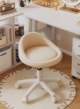 矮背妆椅椅梳妆台凳子女生卧室PU化妆凳升美JBY-104降旋化转甲子