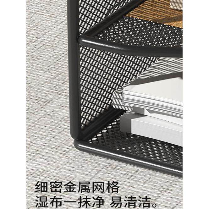 a4桌办公一体单联室文件架收纳一式层多置物架多功能面文件收体纳
