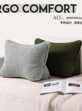 ?205新款靠枕客厅沙发护垫腰背靠垫床头玩2手机靠大靠背枕飘Fh($p