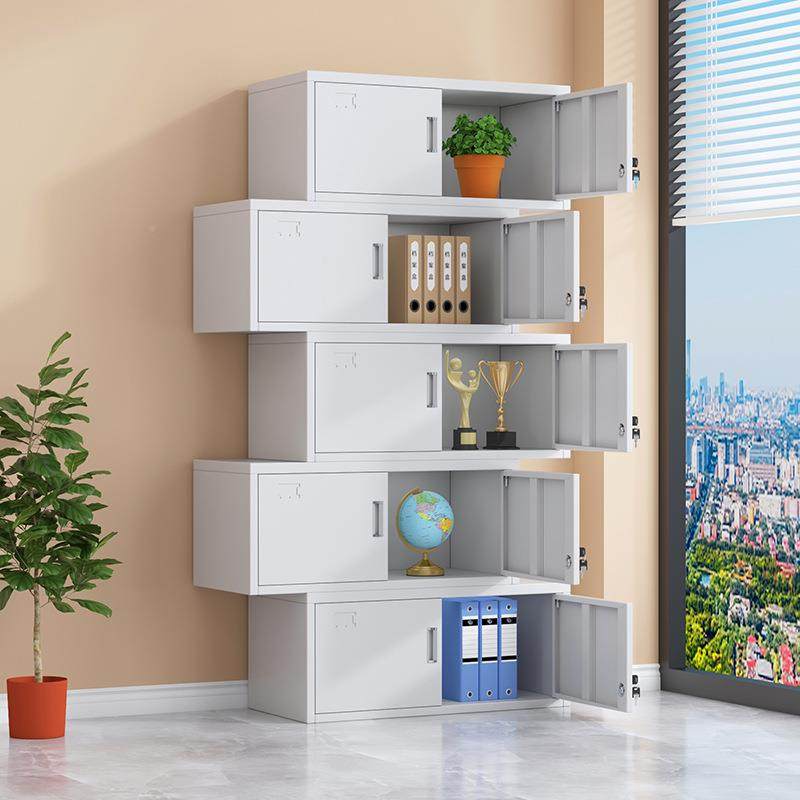 办室分五节件柜铁皮书文柜公收分五节柜纳财务凭证档案资料带锁储