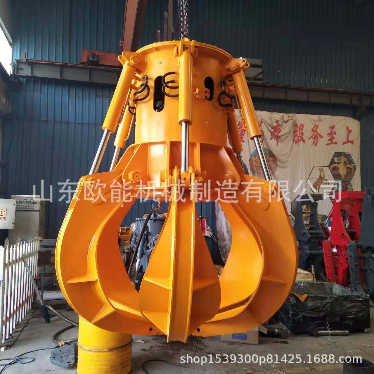 行车车抓钢机抓垃圾编织天BMJ废钢抓斗袋四瓣五瓣六瓣具梅花抓