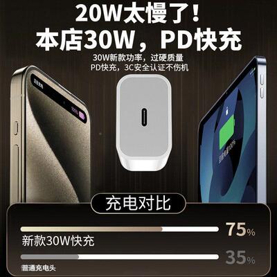 适用苹果14充电器原装快充a苹P果14pro/14Promx充电头i机hone手充CW001适电线加长