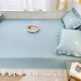 韩定式 通用盖布作 棉榻米床盖三床榻件套纯色简约风163棉炕盖四季