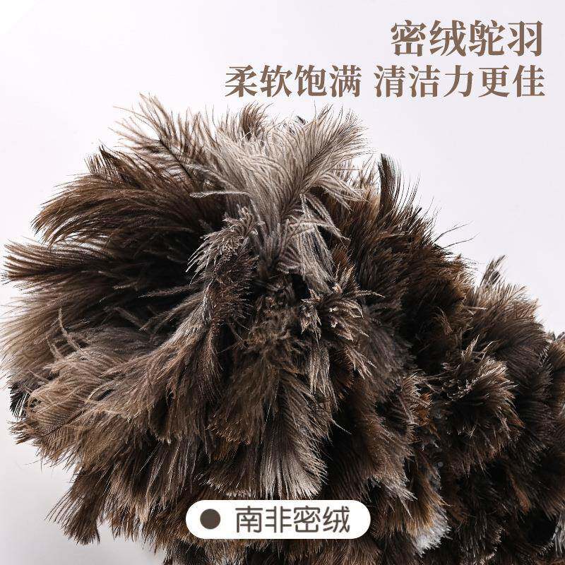 鸵直销车用鸟毛456掸子装饰用鸟鸵电鸟毛掸子摆件掸子无静鸵羽毛