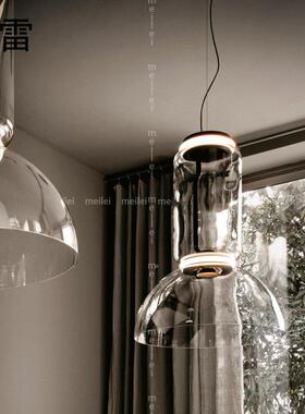 新款意大利f代osl璃吊灯轻奢后现简约展厅样板房卧室书房磨780砂
