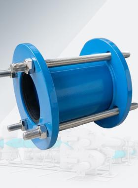 CBM11298-2船用快速伸335缩头压盖接式伸缩器P过VC球墨铸铁管承插