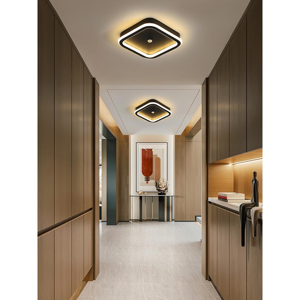 人体感楼125应灯简约现代明装吸过道走廊灯入户门厅灯梯间灯光控