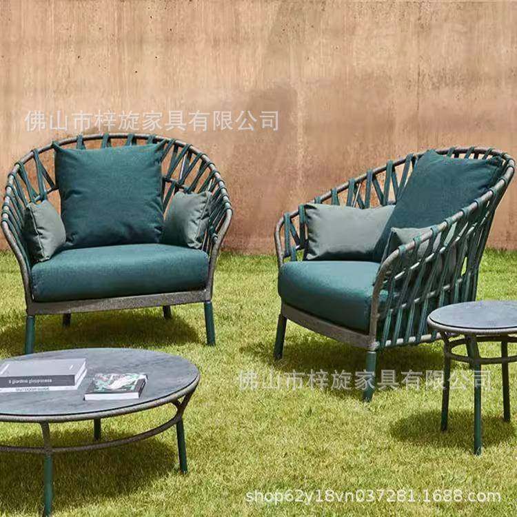 现代简约户外水防防腐咨询客服院休店闲藤编沙发组合酒民宿室外露,商业/办公家具,商用藤编家具,淘宝优惠券,粉丝福利购,淘宝优惠卷