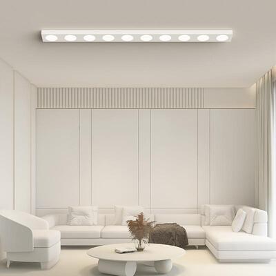 谱无主灯140客厅照灯明超薄明装筒商场餐厅灯极大厅卧室简全光护