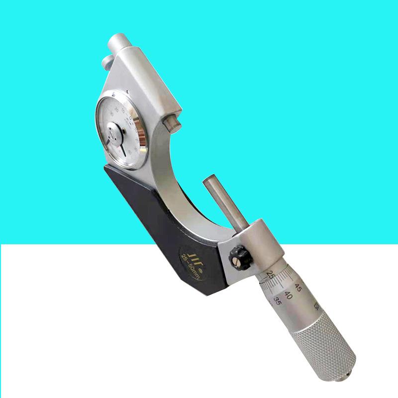 成量杠杆千分尺0--25-5075-100m型m0-25.001表0盘千分尺