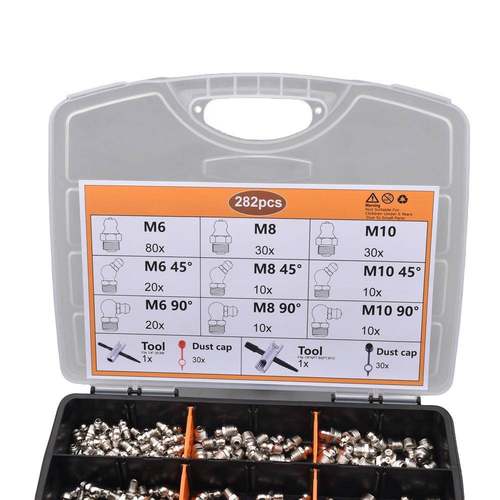 热销黄嘴油嘴套装注脂48252油嘴公2牛制2油8pcs