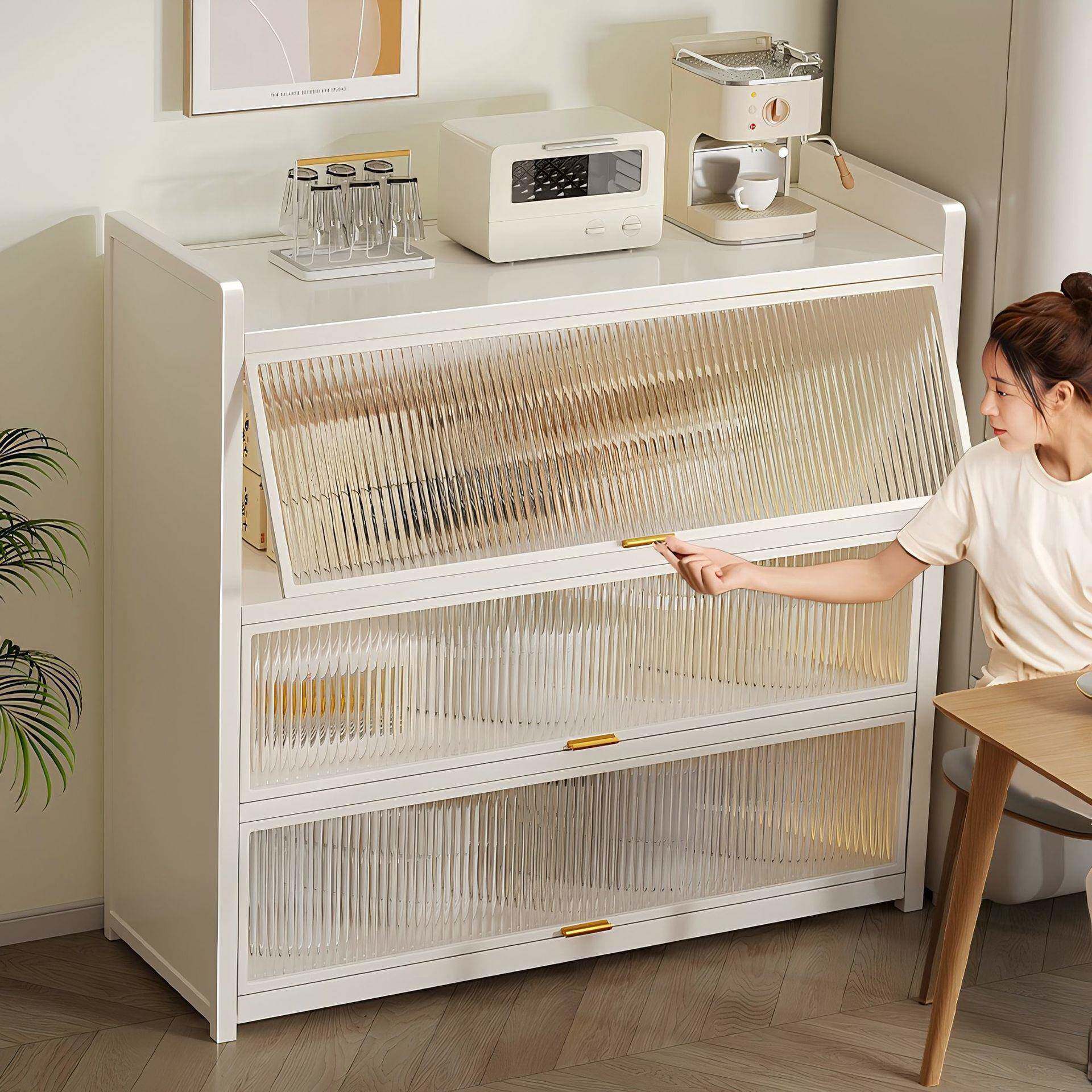 钢制收纳MVU柜电视墙柜靠用一体大容量卧室阳台储物柜厨房置物家