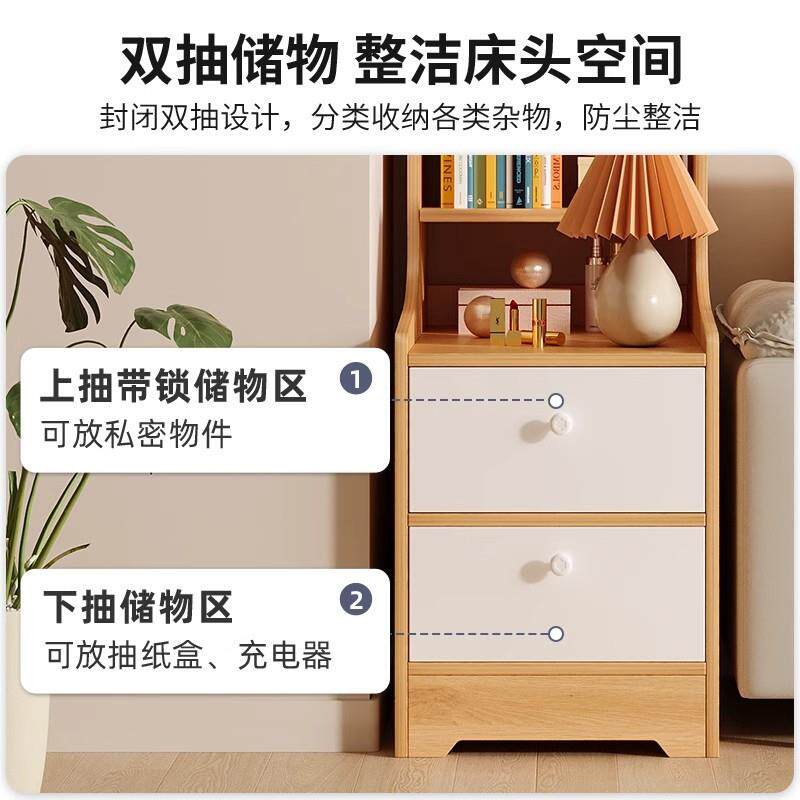 沙发边柜客厅2025落新款柜落地收CEE纳架柜储物靠墙角窄高夹缝置