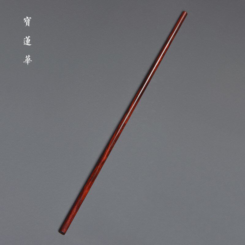 手工精磨小叶紫檀木戒鞭 戒尺木教鞭教具 手把件文房清供茶玩摆件