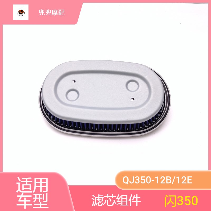 闪3空气滤芯总成QJ3-空滤器盖空滤芯总成空滤器装饰标牌