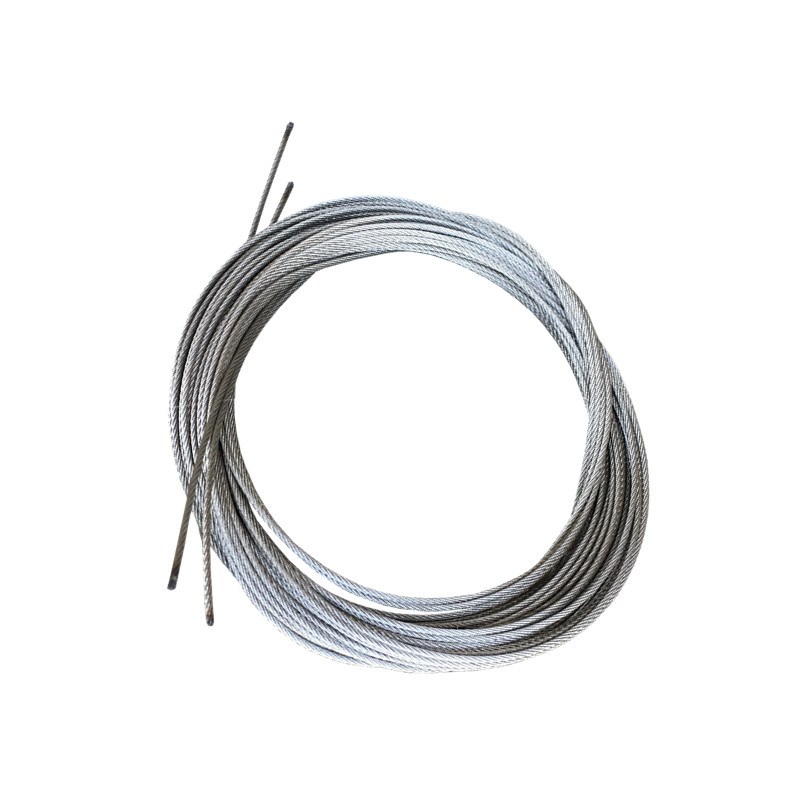 加粗30#不锈钢好钢丝绳太太升降晾衣架单杆晒衣架维修专用配件