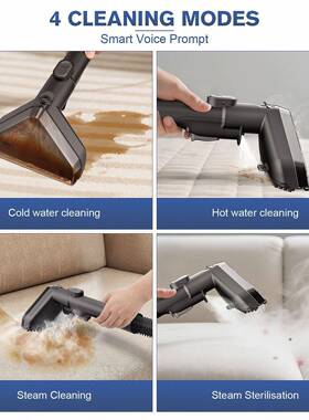 C688蒸汽地布艺清洗机518家用沙发温毯喷抽吸一体高涤洗吸尘器