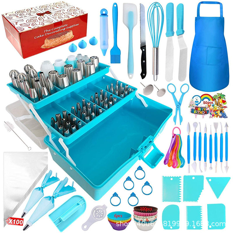 368件套蛋糕翻糖裱花工具套装