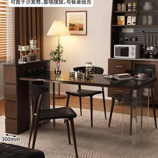 极窄靠型独墙小岛台单柜新FEX寸款储物柜小户家用小尺单岛台柜定