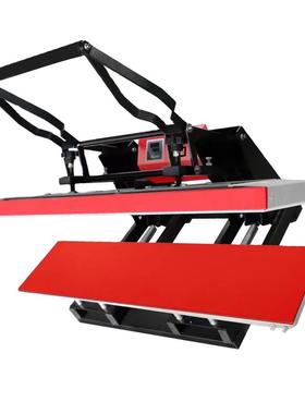 手动热转印织带烫画机印花机设2备5带x1CY-1002500器CM上下双面发