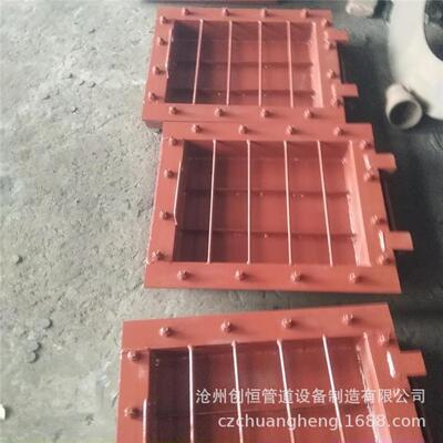 矩形温0*400烟风道烟PDI道保温人孔烟道方形6人保孔0检查人孔