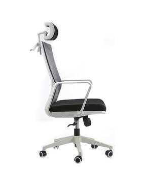 白色椅框架人体工学电脑椅舒久坐SL-2106A可调节头枕适升降电竞椅