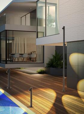 创院意竹灯节简约草坪灯C3588花庭可旋转园林景观灯园灯创意庭院