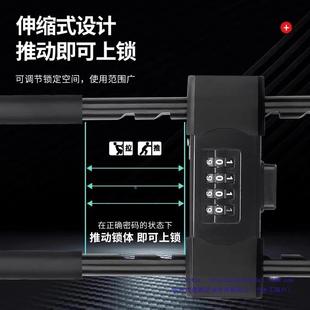 密推码锁玻璃门锁拉门锁形锁铺防商水防锈锁具家用加HJY-挂锁长密