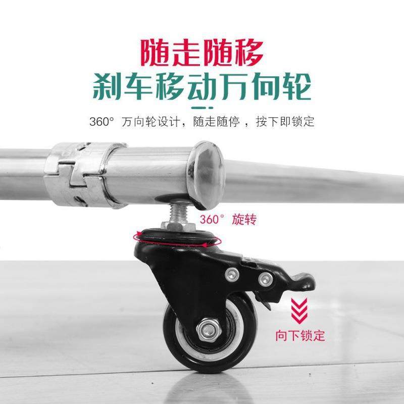 拖把架移Iypi2wFk动落地式不锈钢置物架教室清洁具工收收把纳挂拖