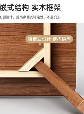 实腿双人书简易办公木电脑桌家用靠墙窄桌子dnz00668学卧室长条生