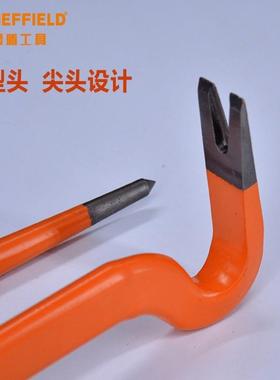 SHEF能F器IELD/钢盾S081114起S081114钉多功撬棍起钉器木箱钢拆钎