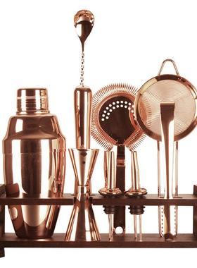 30不锈钢调酒套4具装酒M59641吧调酒工调调酒师酒用具酒吧派对收