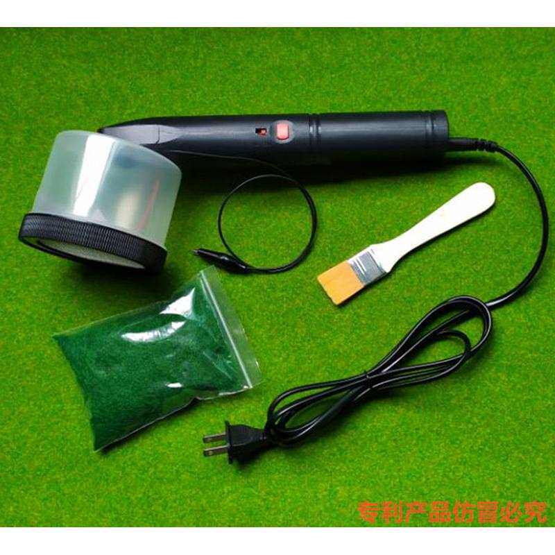 静电植绒机新款充电版静电植草机玩具内饰植绒机捏捏静电植绒机