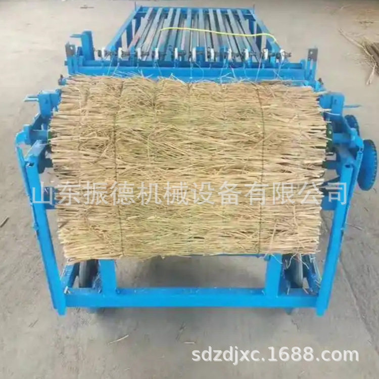 稻草芦苇编织机沙漠防风固沙草帘机农用养殖草席编织机厂家直销